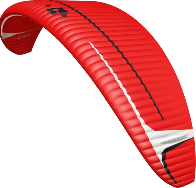Dudek Hadron 4 paramotor wing in red